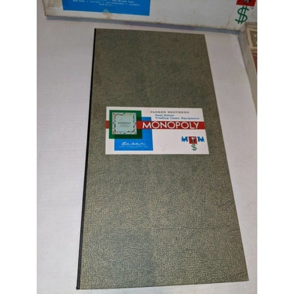 Vintage 1961 Monopoly Board Game Parker Brothers Complete Old School Cannon - Picture 7 of 11